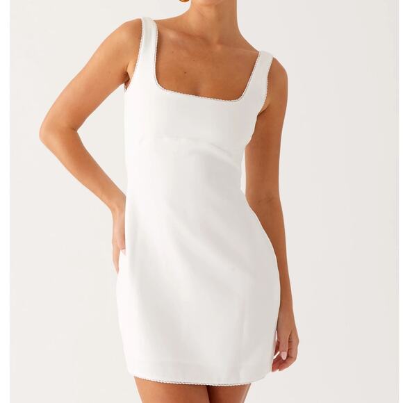 Peppermayo Women's Sedona Mini Dress White Size 6 - Picture 1 of 7